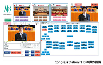 Congress Station FHDの操作画面